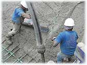 Заливка бетона