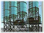 Цемент в силосах